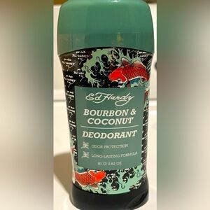 Men’s Ed Hardy Bourbon & Coconut Deodorant New Sealed